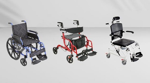 Sự khác biệt giữa một người đi bộ lăn với giỏ và xe lăn là gì?