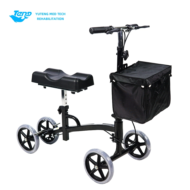 Rollator đào tạo đầu gối bằng nhôm