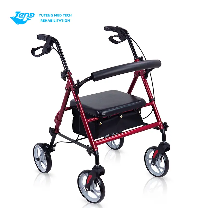 Người đi bộ lăn với chỗ ngồi và rổ